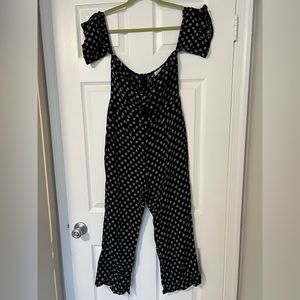 medium, off shoulder, boutique jumpsuit. never worn.